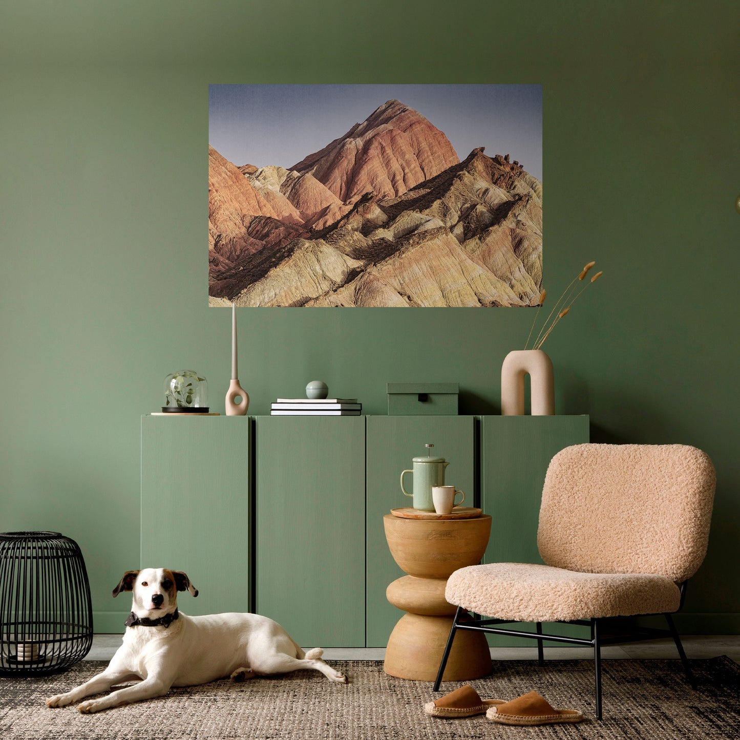 PEAKS OF PAINTED DREAMS Poster orizzontale staccabile e attaccabile
