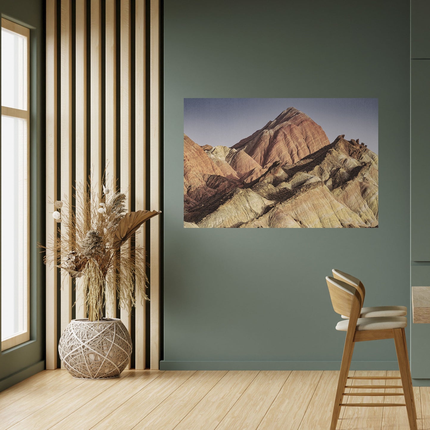 PEAKS OF PAINTED DREAMS Poster orizzontale staccabile e attaccabile