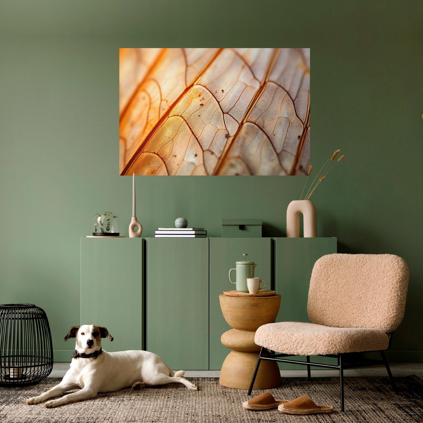 ELEGANTE VENATURA Poster orizzontale staccabile e attaccabile