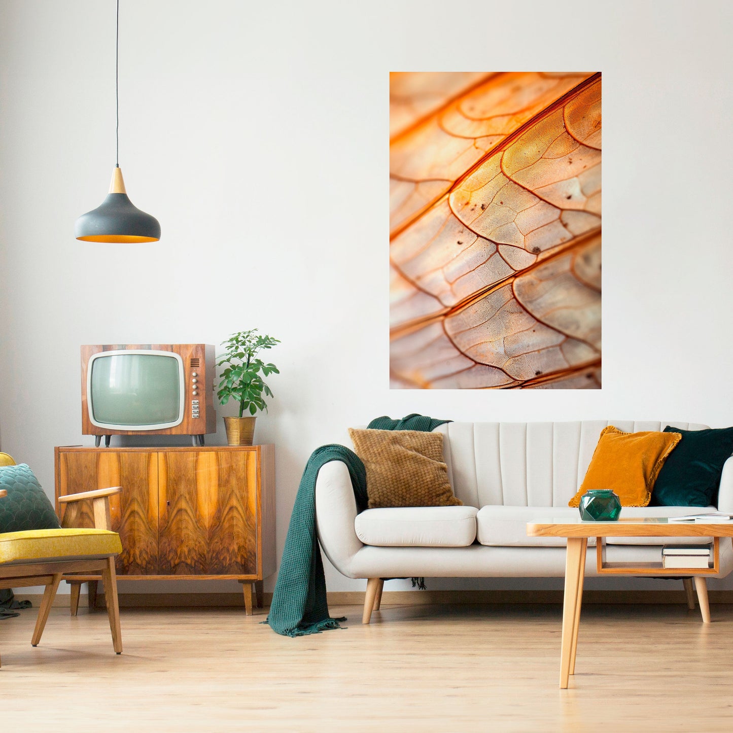 ELEGANTE VENATURA Poster verticale staccabile e attaccabile