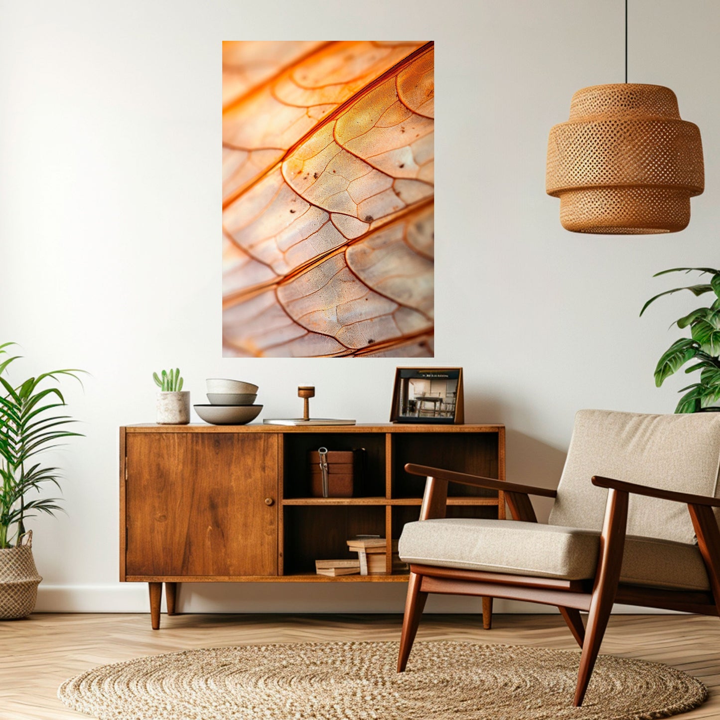 ELEGANTE VENATURA Poster verticale staccabile e attaccabile