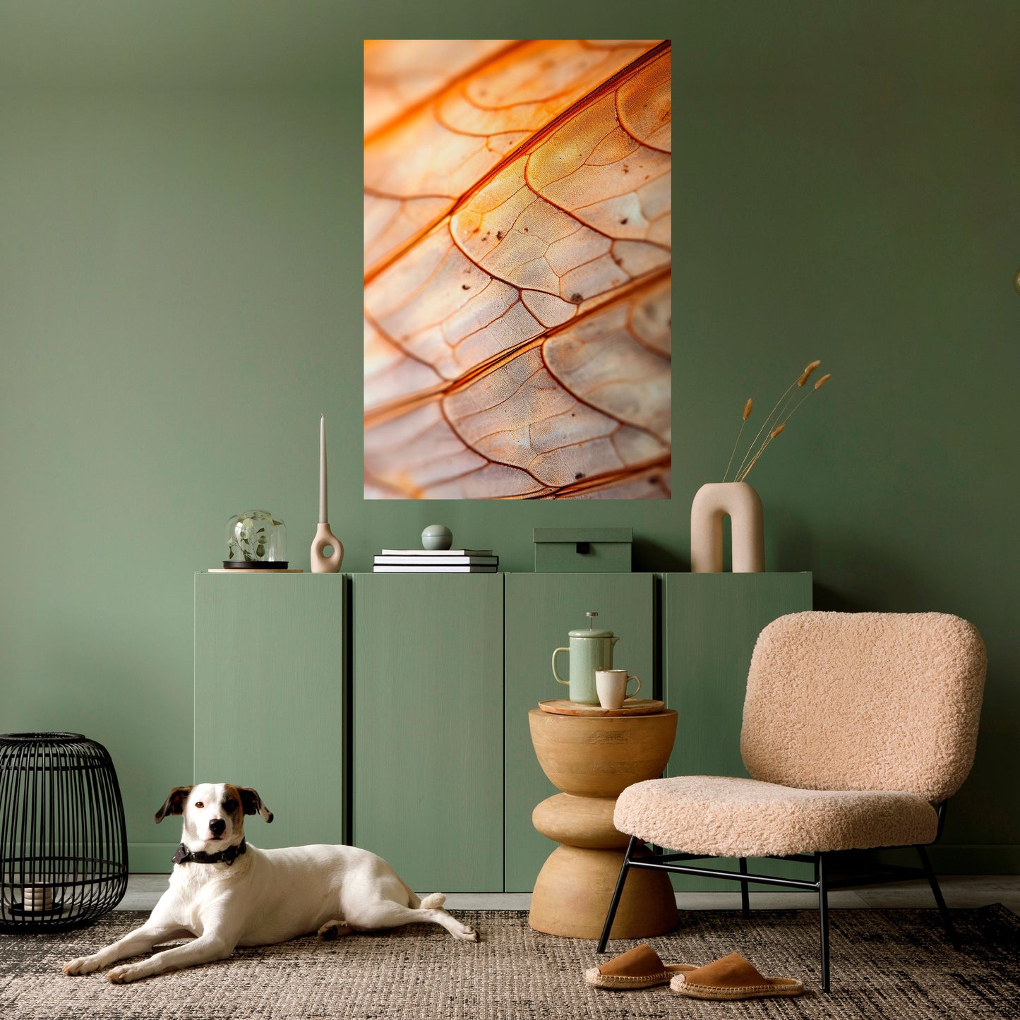 ELEGANTE VENATURA Poster verticale staccabile e attaccabile
