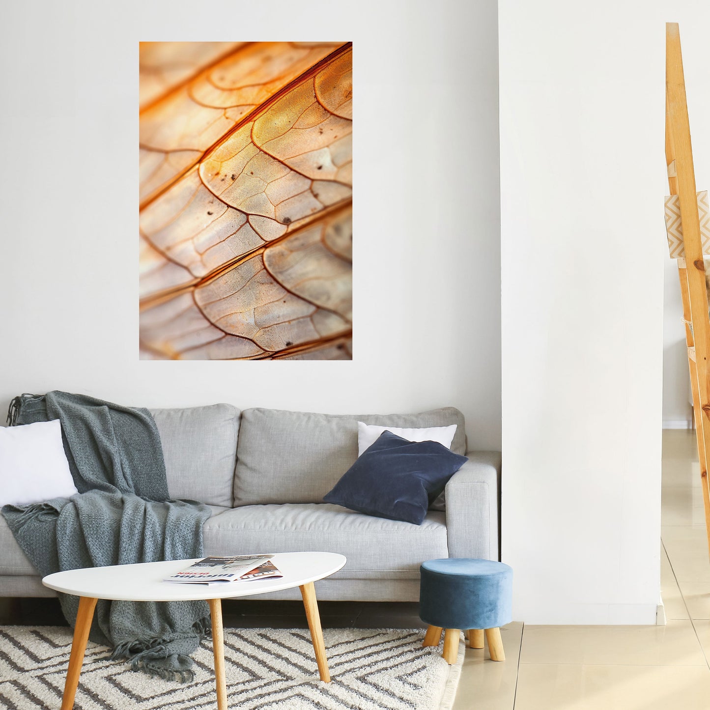 ELEGANTE VENATURA Poster verticale staccabile e attaccabile