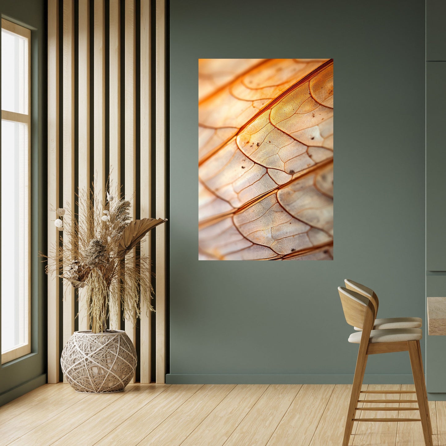 ELEGANTE VENATURA Poster verticale staccabile e attaccabile