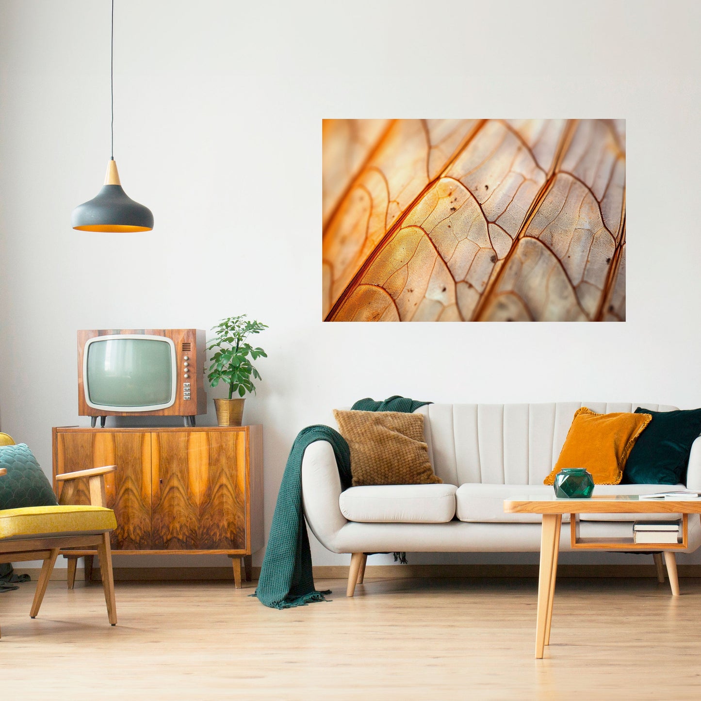ELEGANTE VENATURA Poster orizzontale staccabile e attaccabile