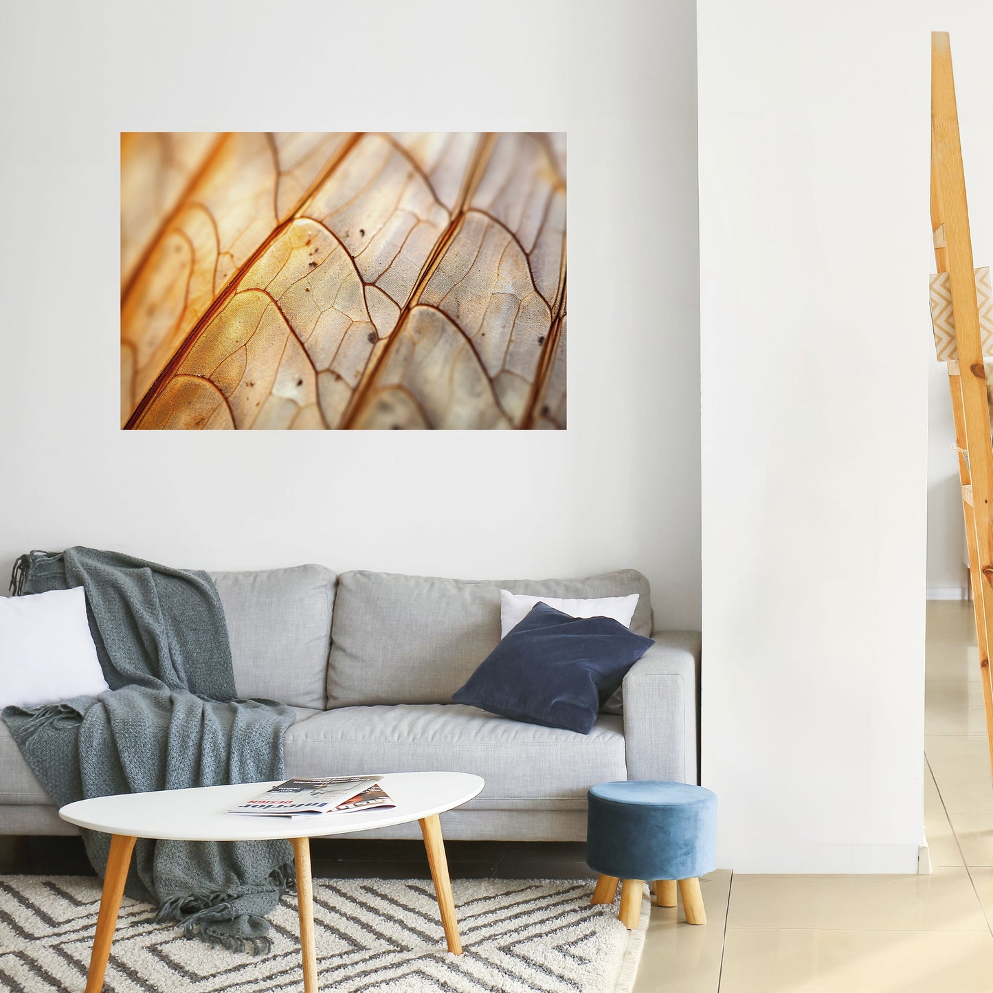 ELEGANTE VENATURA Poster orizzontale staccabile e attaccabile