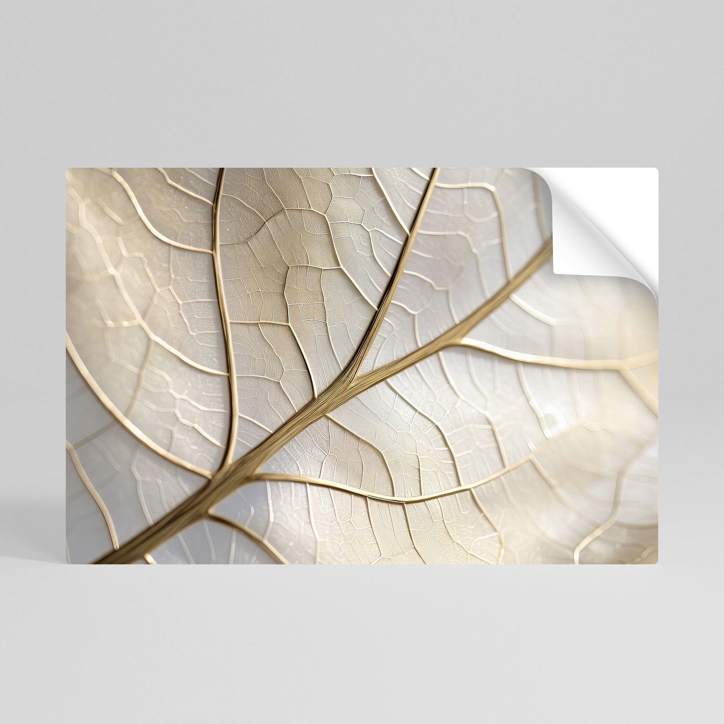 Poster orizzontale staccabile e attaccabile GOLDEN LEAF WHISPERS