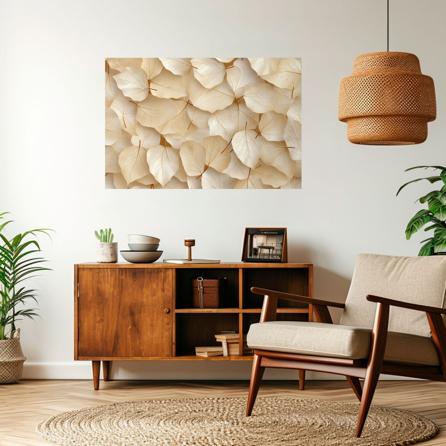 Poster orizzontale staccabile e attaccabile VELLUM LEAF SYMPHONY