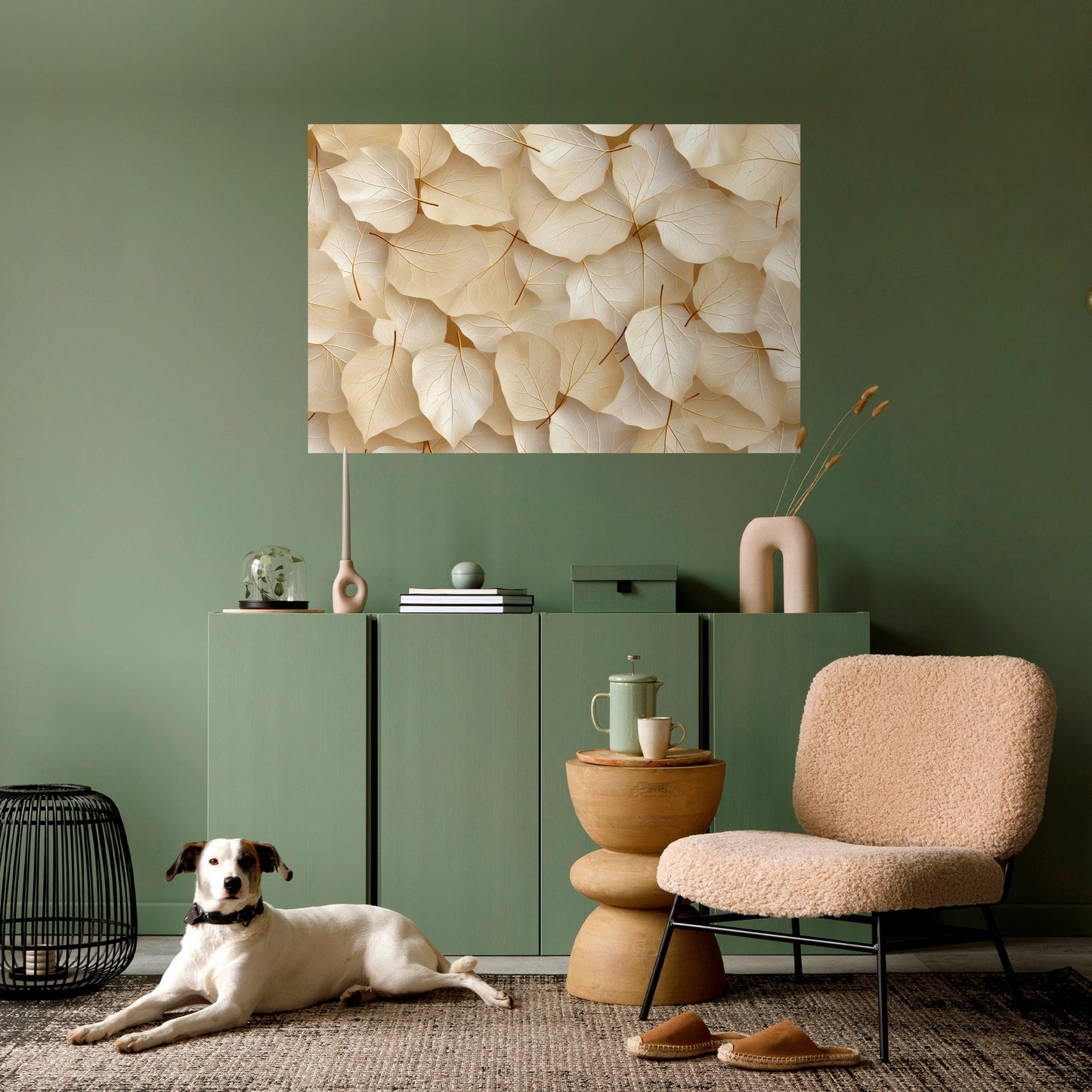 Poster orizzontale staccabile e attaccabile VELLUM LEAF SYMPHONY