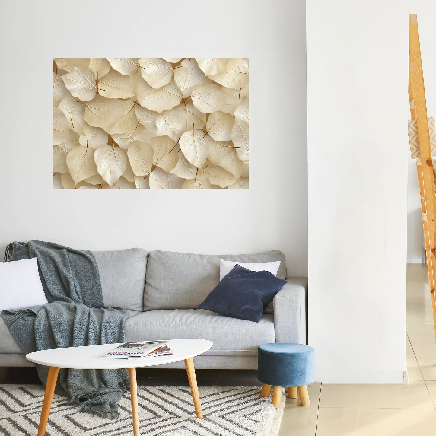 Poster orizzontale staccabile e attaccabile VELLUM LEAF SYMPHONY