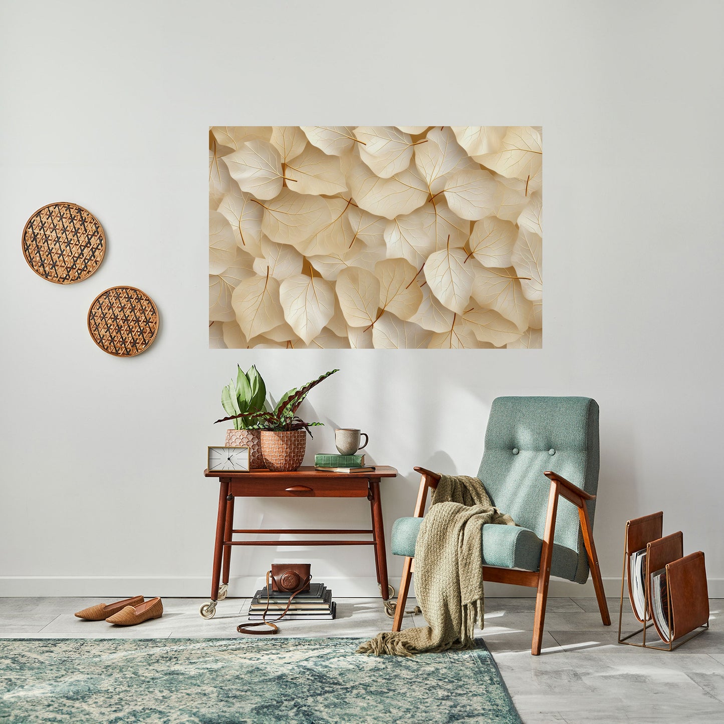 Poster orizzontale staccabile e attaccabile VELLUM LEAF SYMPHONY