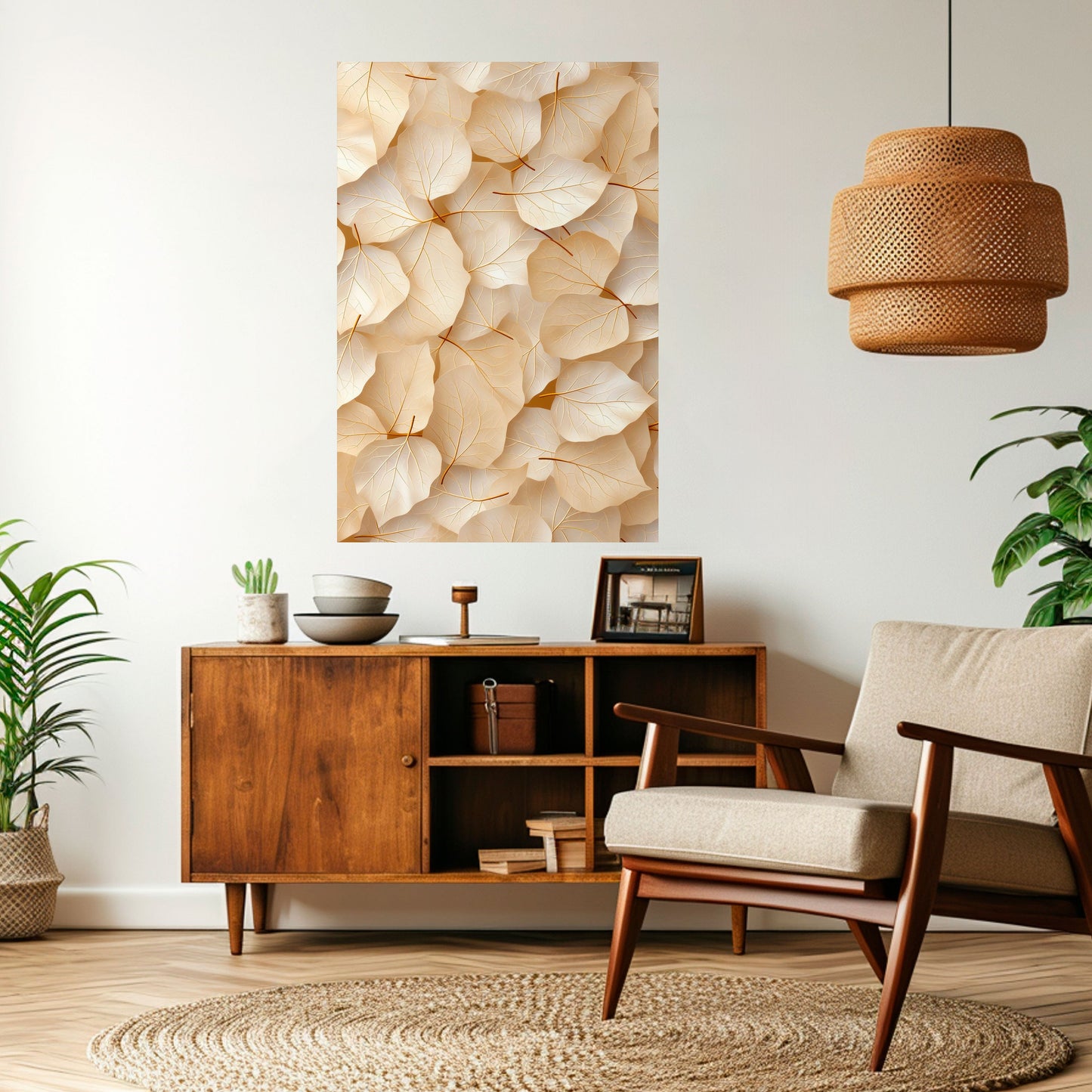 Poster verticale staccabile e attaccabile VELLUM LEAF SYMPHONY