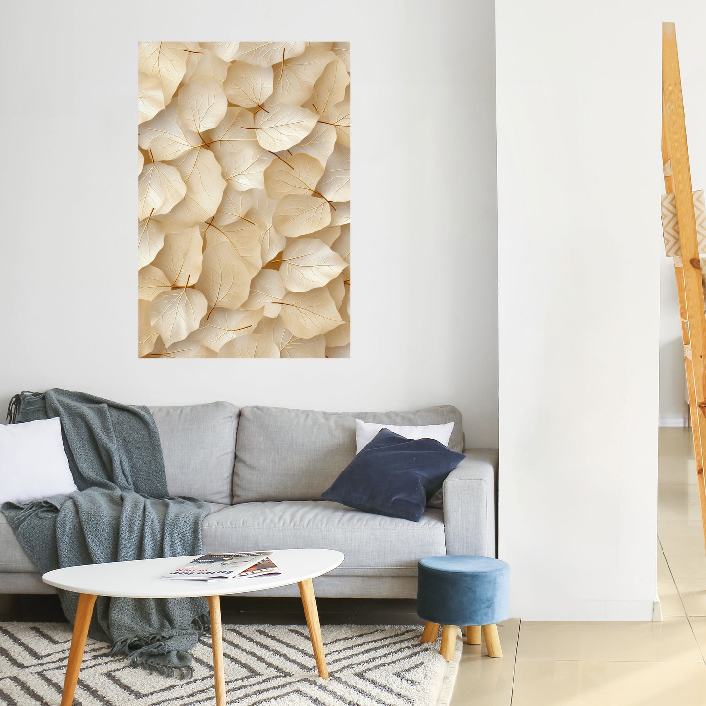 Poster verticale staccabile e attaccabile VELLUM LEAF SYMPHONY