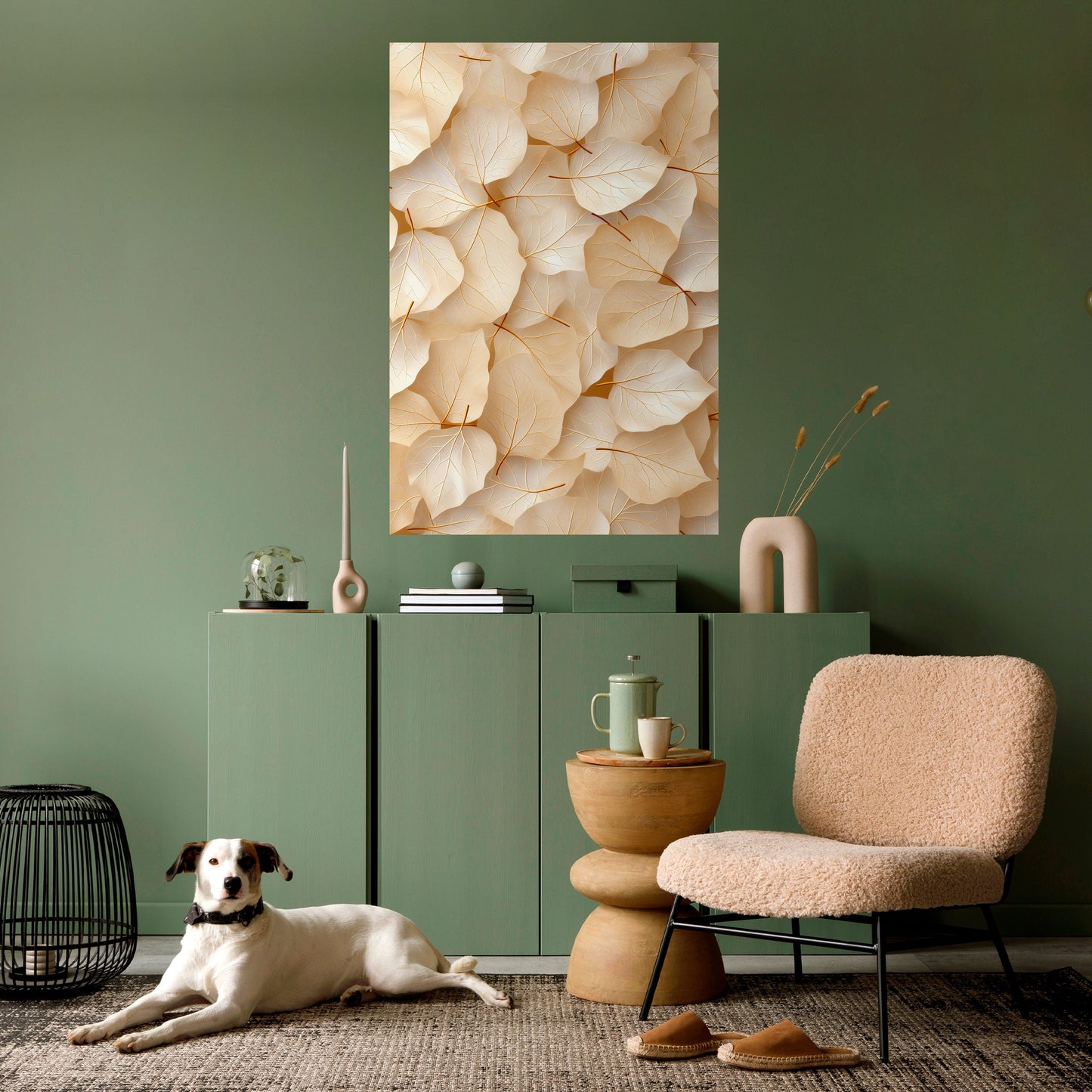 Poster verticale staccabile e attaccabile VELLUM LEAF SYMPHONY