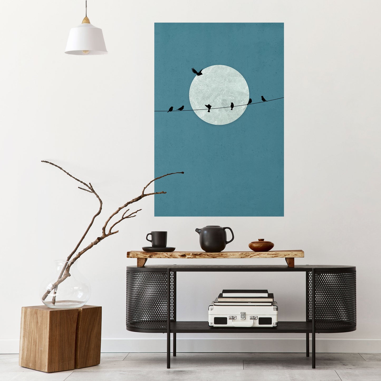 MOONLIGHT REST Poster verticale staccabile e attaccabile