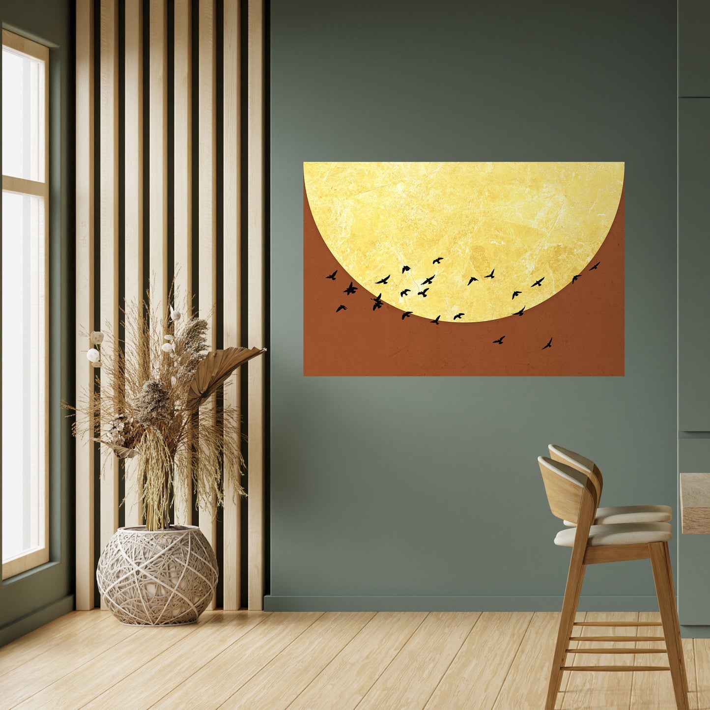 Poster orizzontale staccabile e attaccabile MOONLIGHT MIGRATION