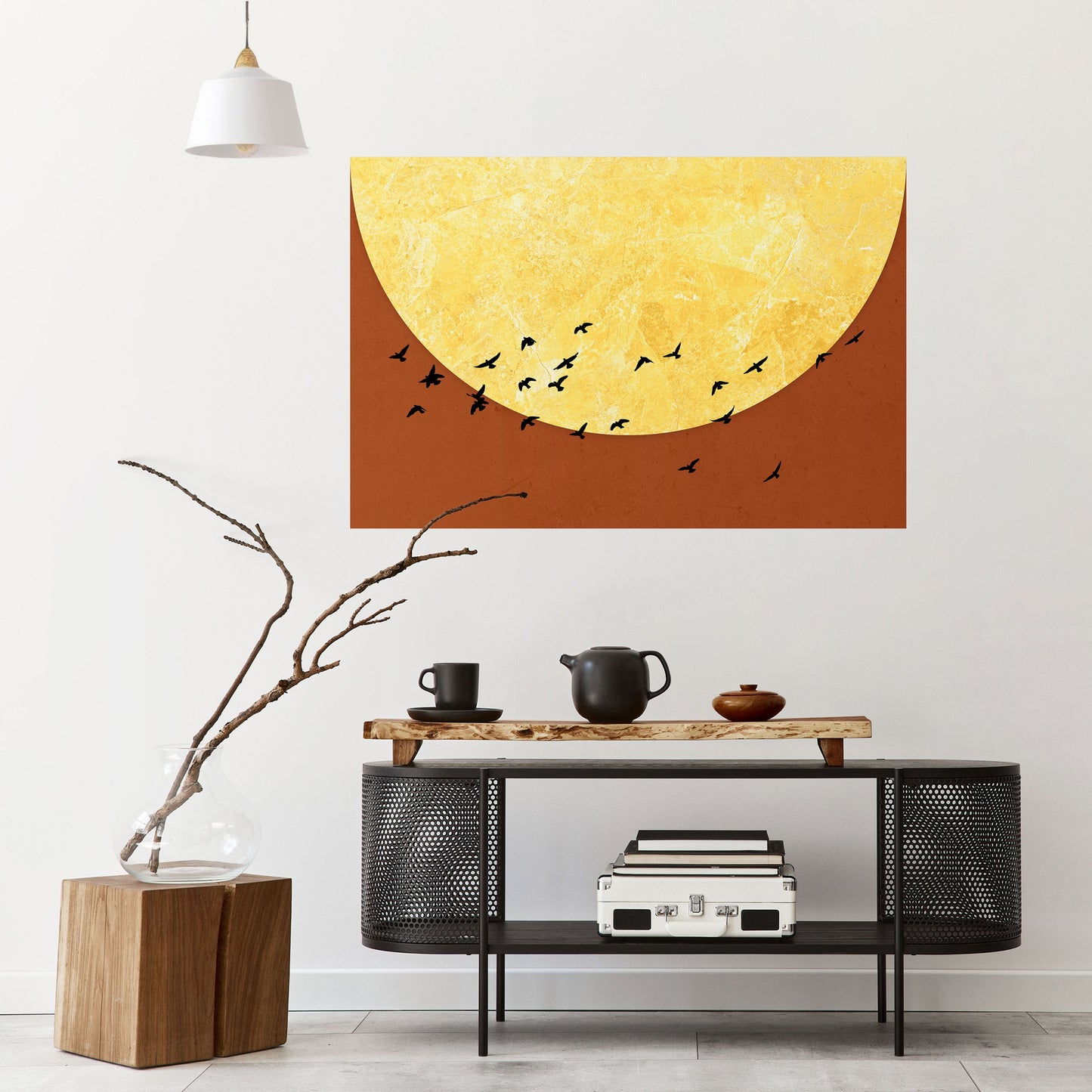 Poster orizzontale staccabile e attaccabile MOONLIGHT MIGRATION