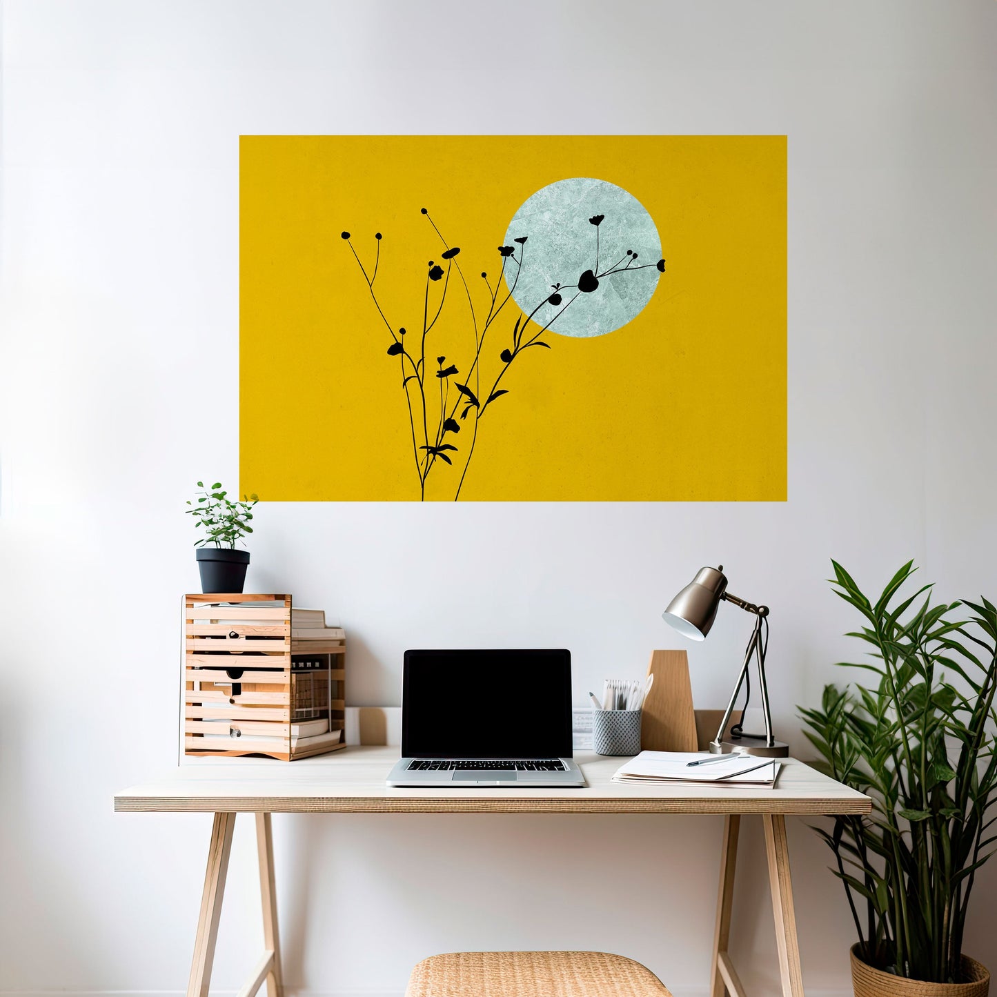 Poster orizzontale staccabile e attaccabile RISE IN THE LIGHT