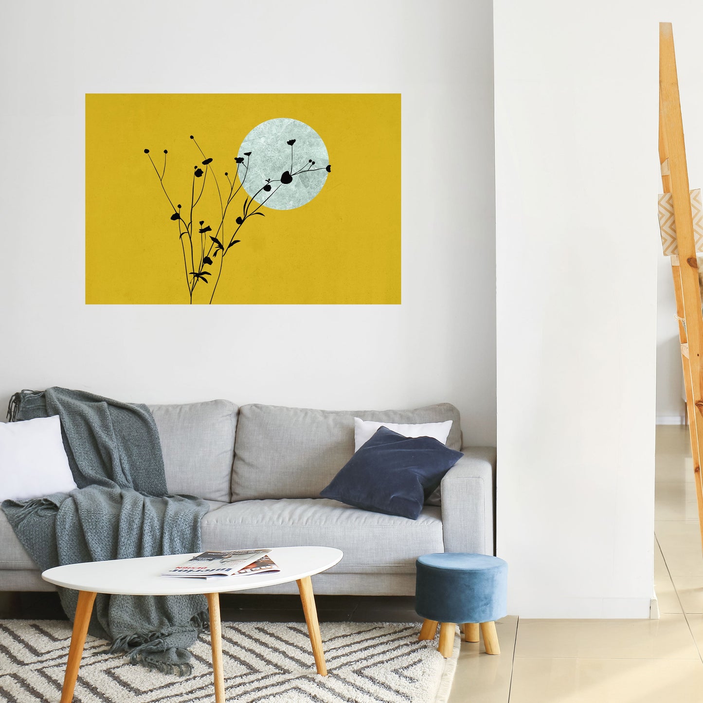 Poster orizzontale staccabile e attaccabile RISE IN THE LIGHT