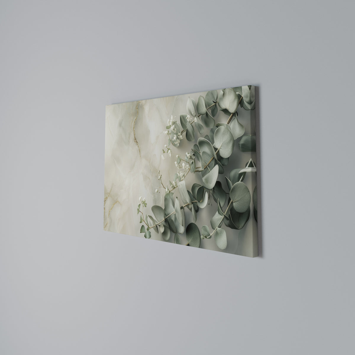 ELEGANT LEAF BALLET Horizontal Canvas Print