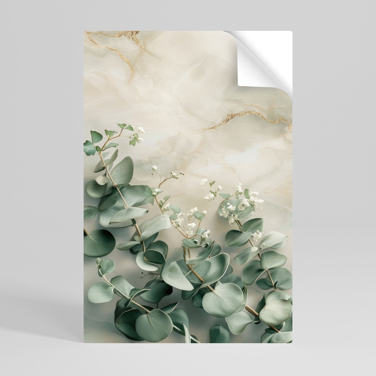 ELEGANTE BALLET DI FOGLIE Poster verticale staccabile e attaccabile