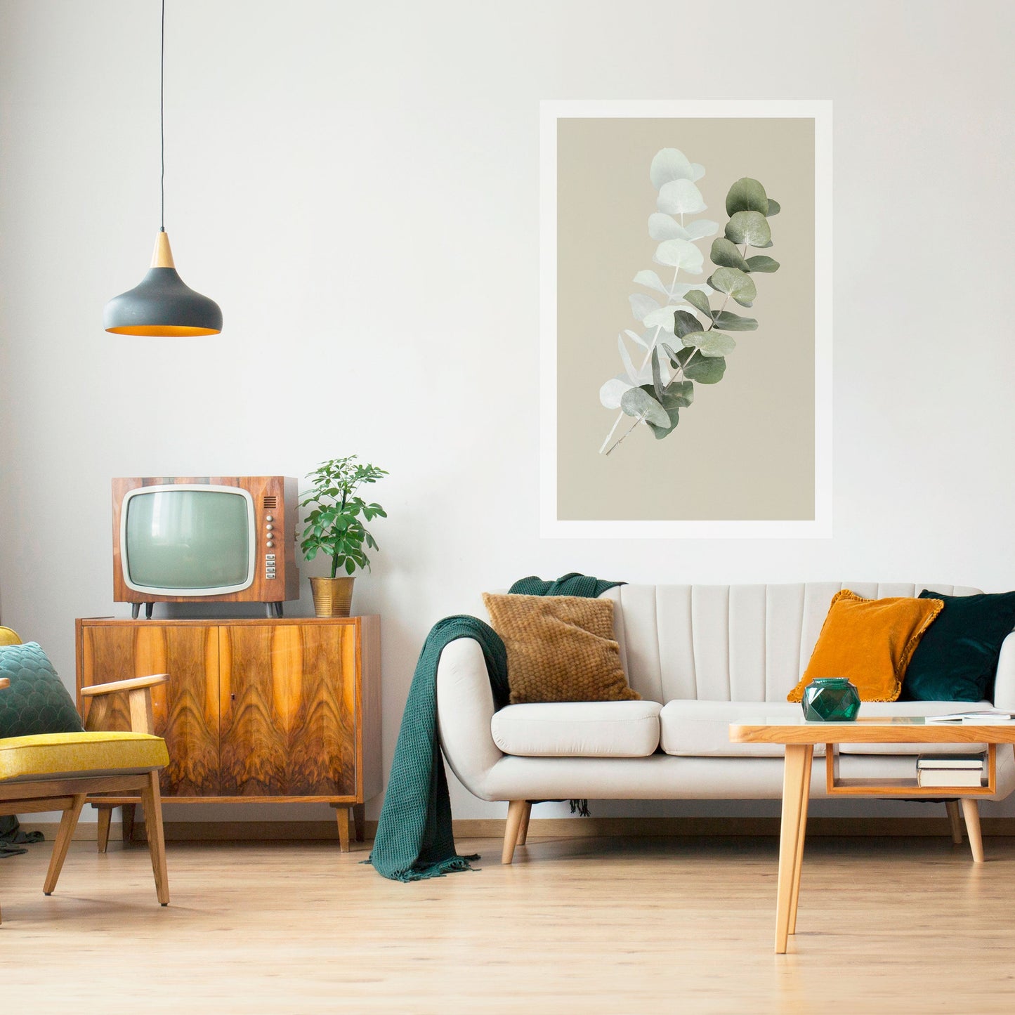 Poster verticale staccabile e attaccabile NATURA TRASLUCIDA