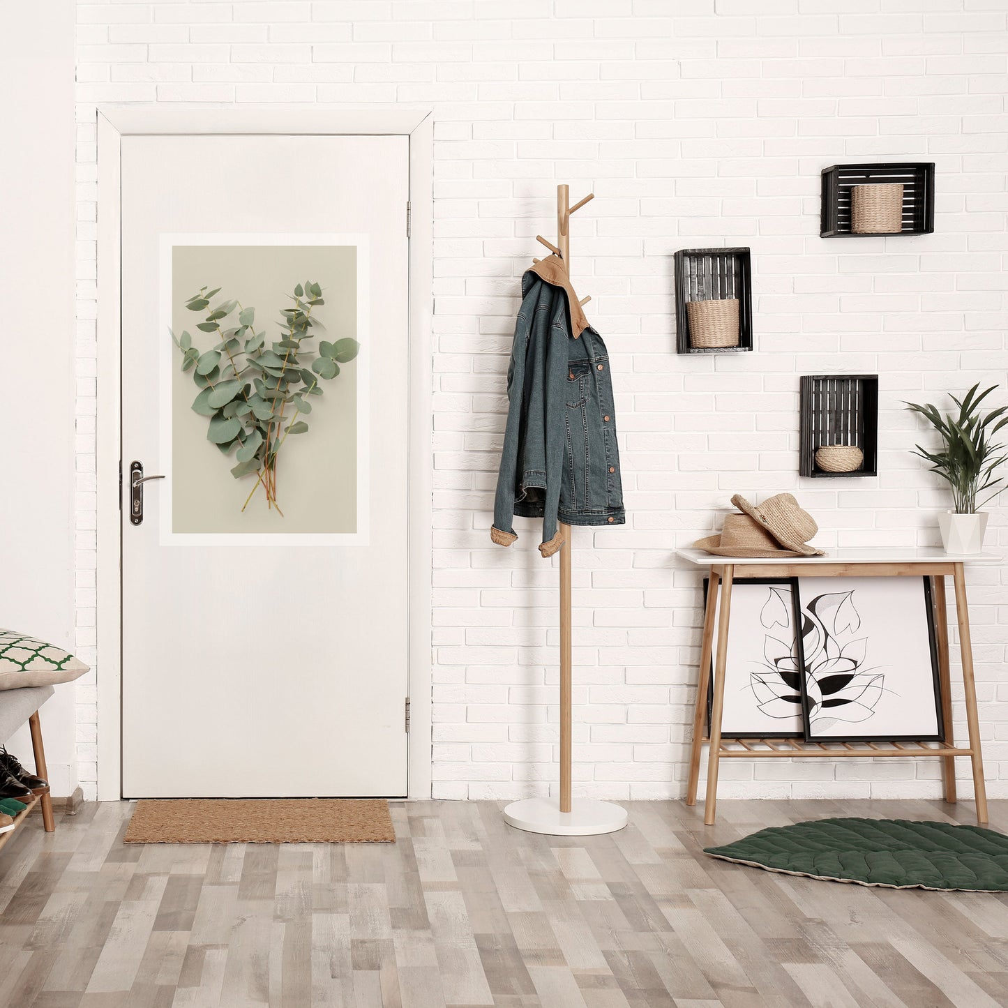 FOLIAGE FANTASIES Peel and Stick Vertical Poster