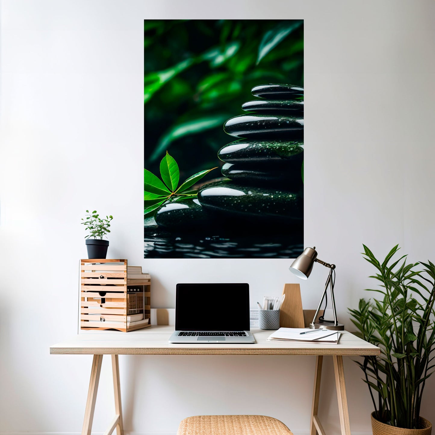 HARMONY STONES Poster verticale staccabile e attaccabile