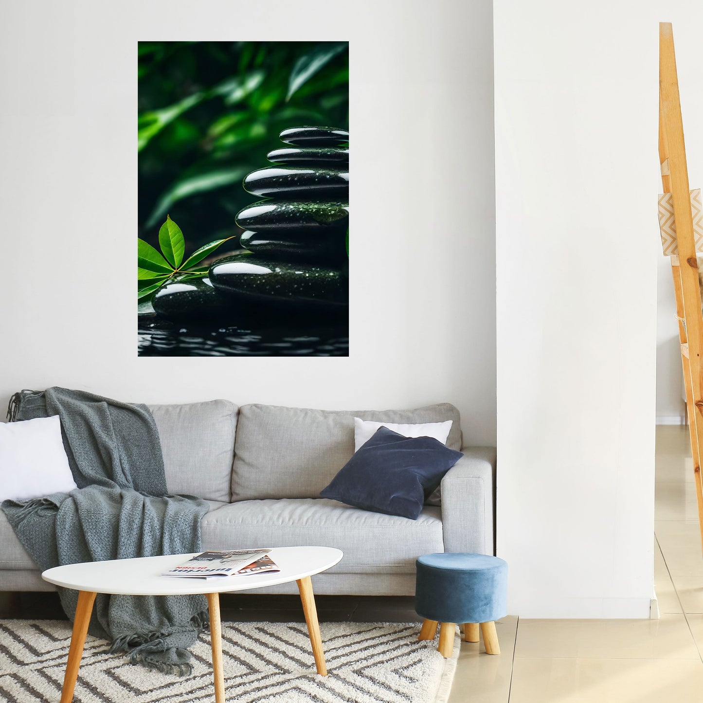HARMONY STONES Poster verticale staccabile e attaccabile