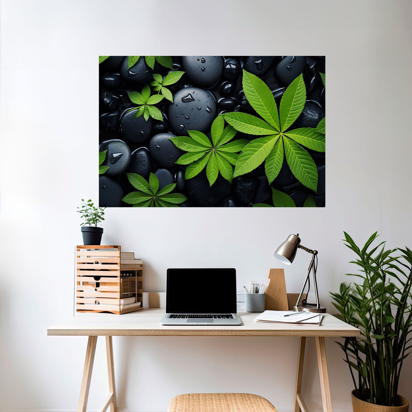 Poster orizzontale staccabile e attaccabile "NATURE'S EMBRACE"