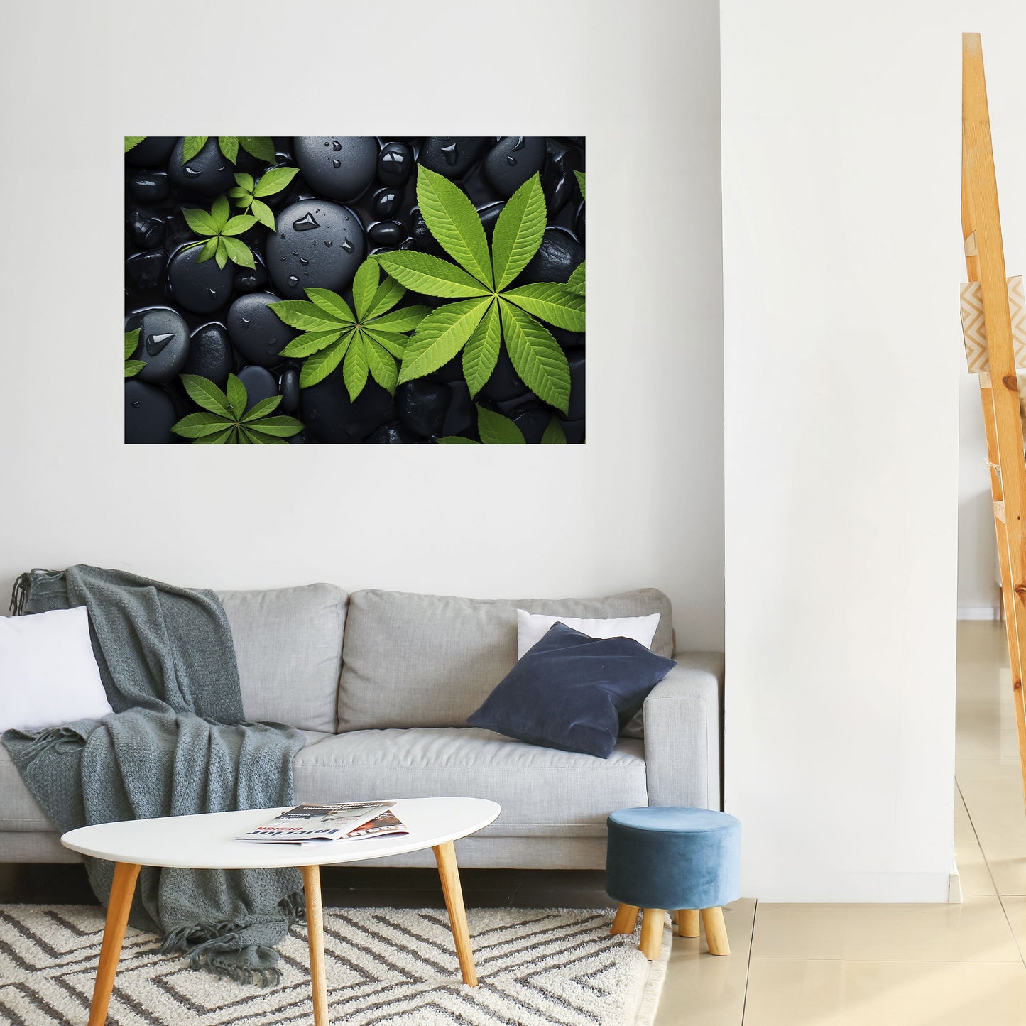 Poster orizzontale staccabile e attaccabile "NATURE'S EMBRACE"