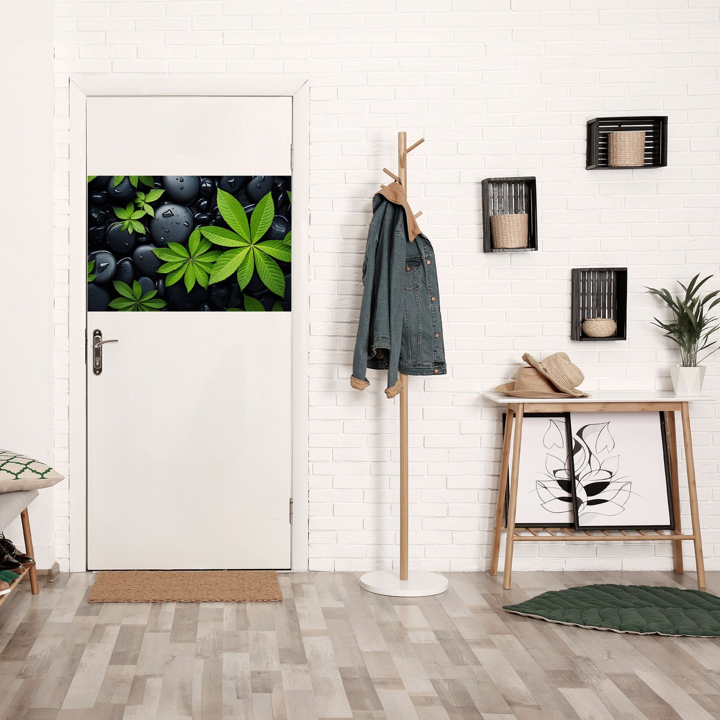 Poster orizzontale staccabile e attaccabile "NATURE'S EMBRACE"