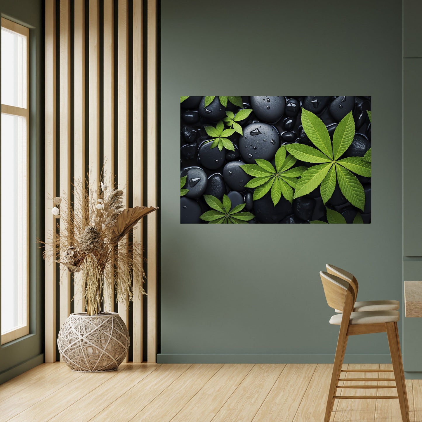 Poster orizzontale staccabile e attaccabile "NATURE'S EMBRACE"