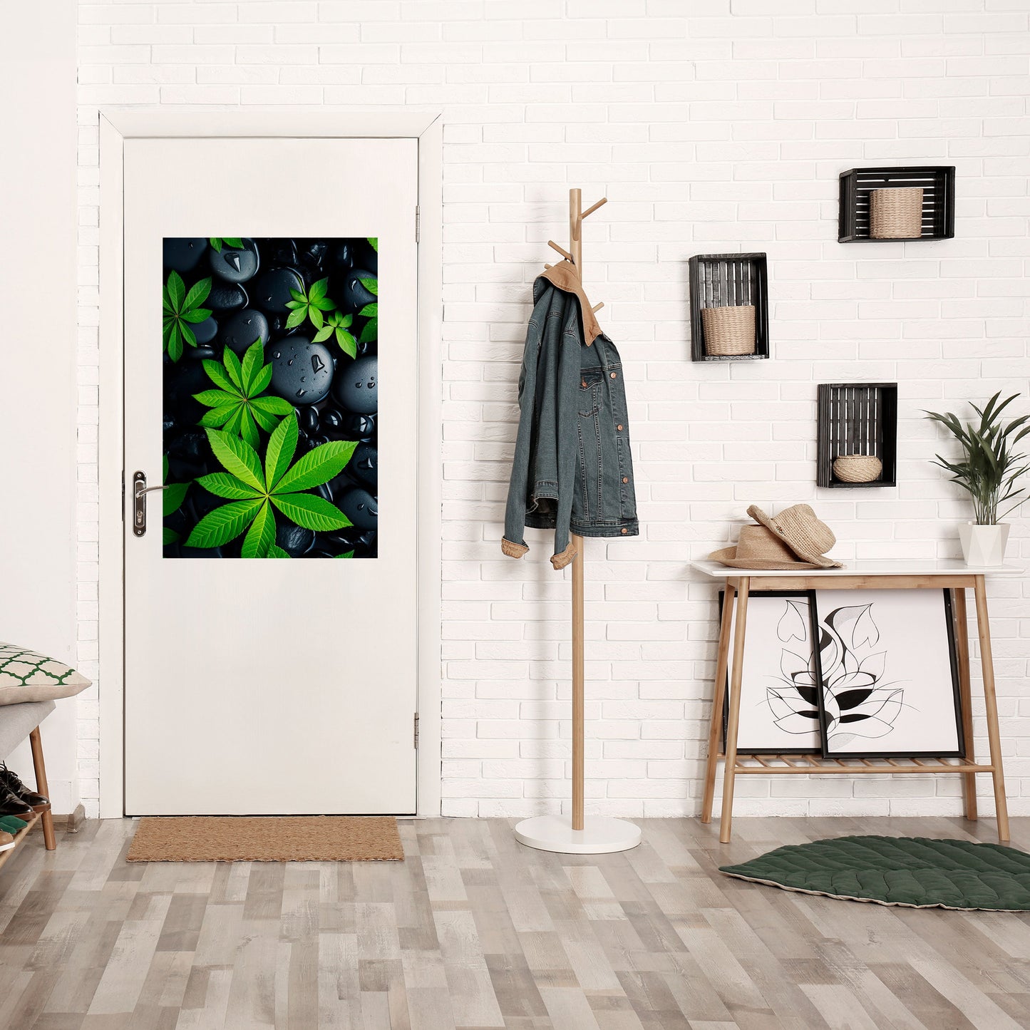 Poster verticale staccabile e attaccabile "NATURE'S EMBRACE"