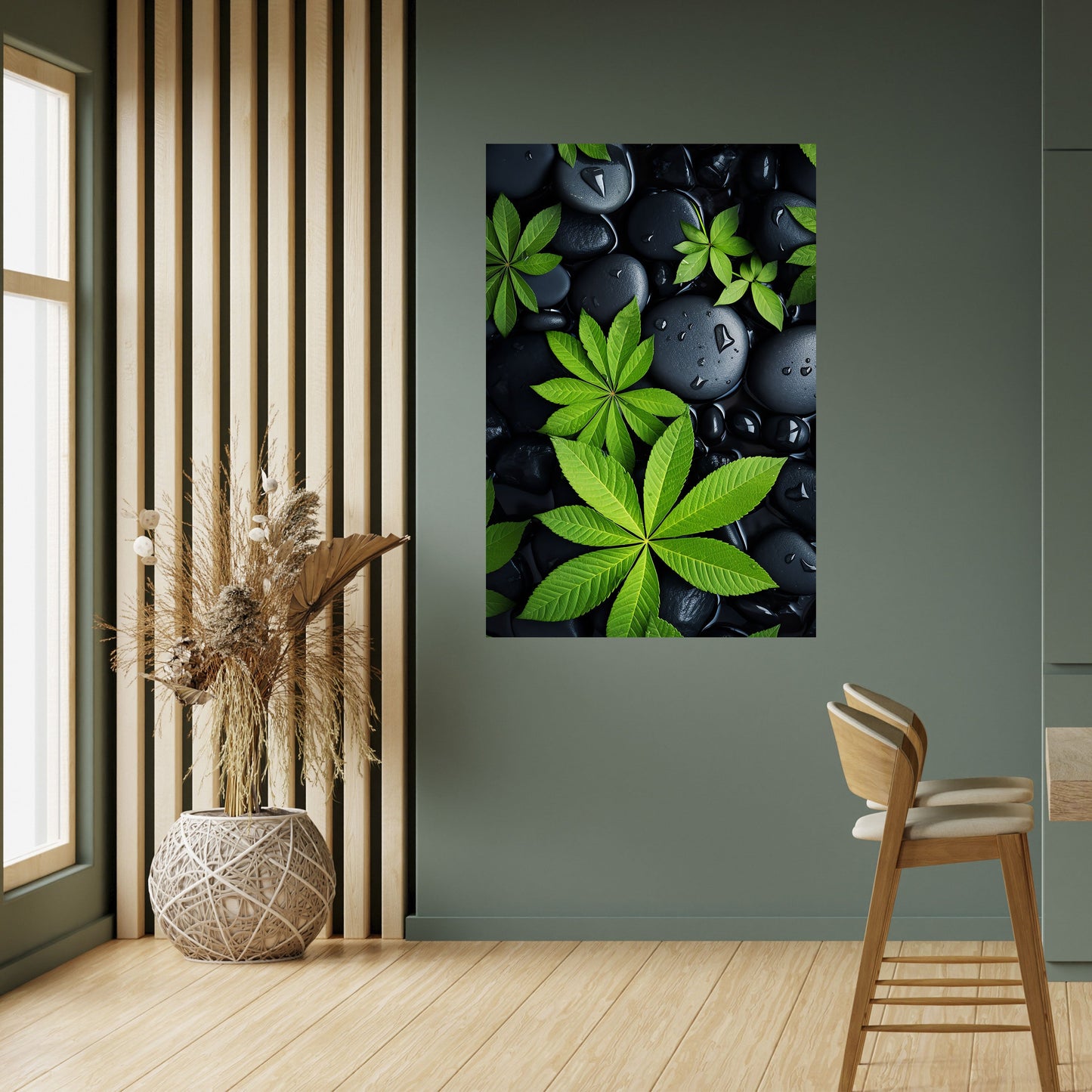 Poster verticale staccabile e attaccabile "NATURE'S EMBRACE"