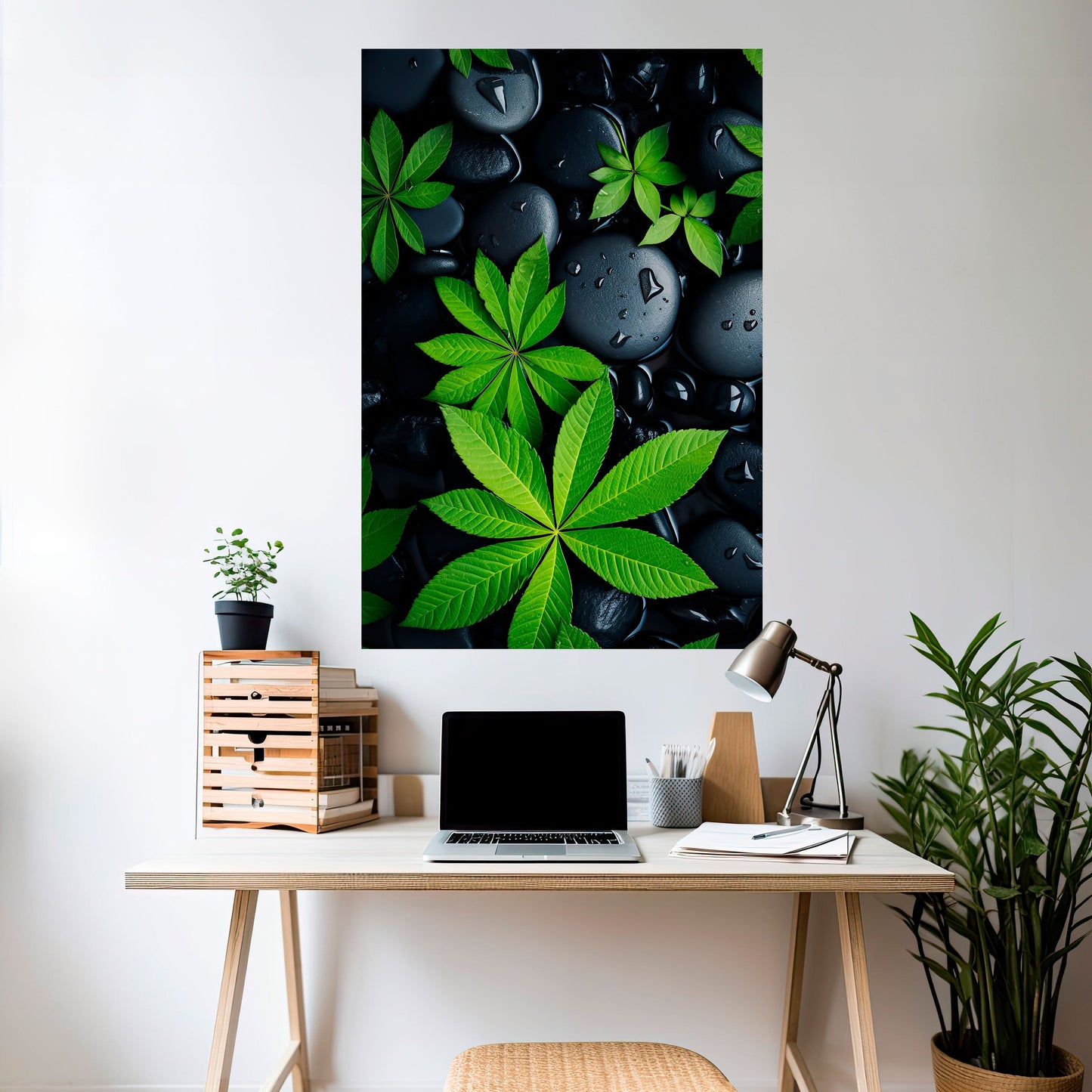 Poster verticale staccabile e attaccabile "NATURE'S EMBRACE"