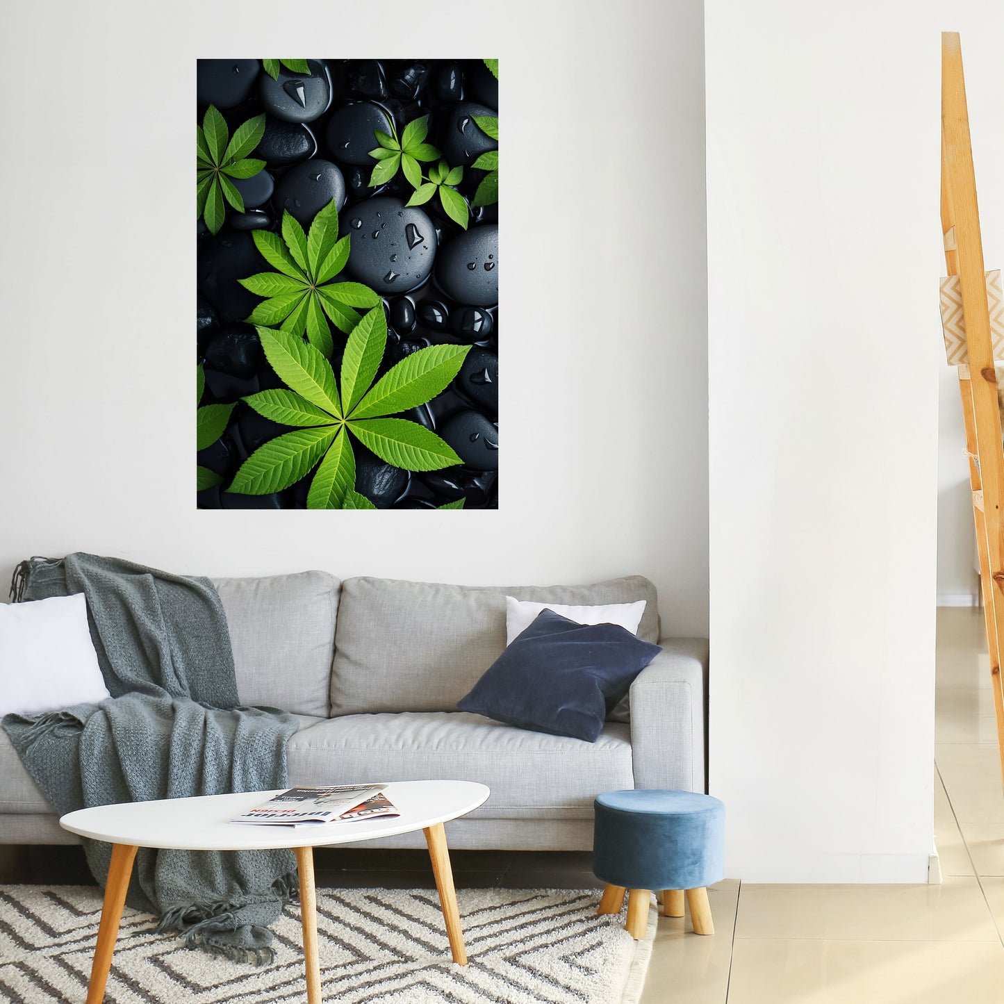 Poster verticale staccabile e attaccabile "NATURE'S EMBRACE"