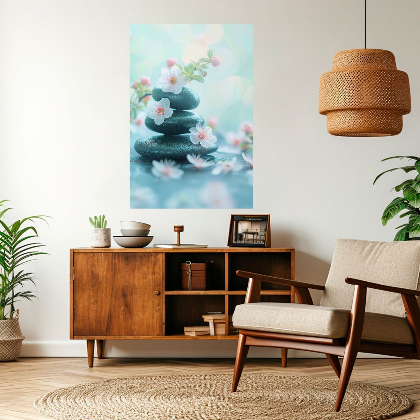 MINDFUL MOMENTS Peel and Stick Vertical Poster