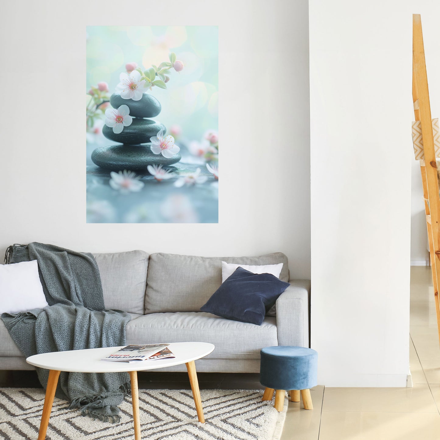 MINDFUL MOMENTS Peel and Stick Vertical Poster