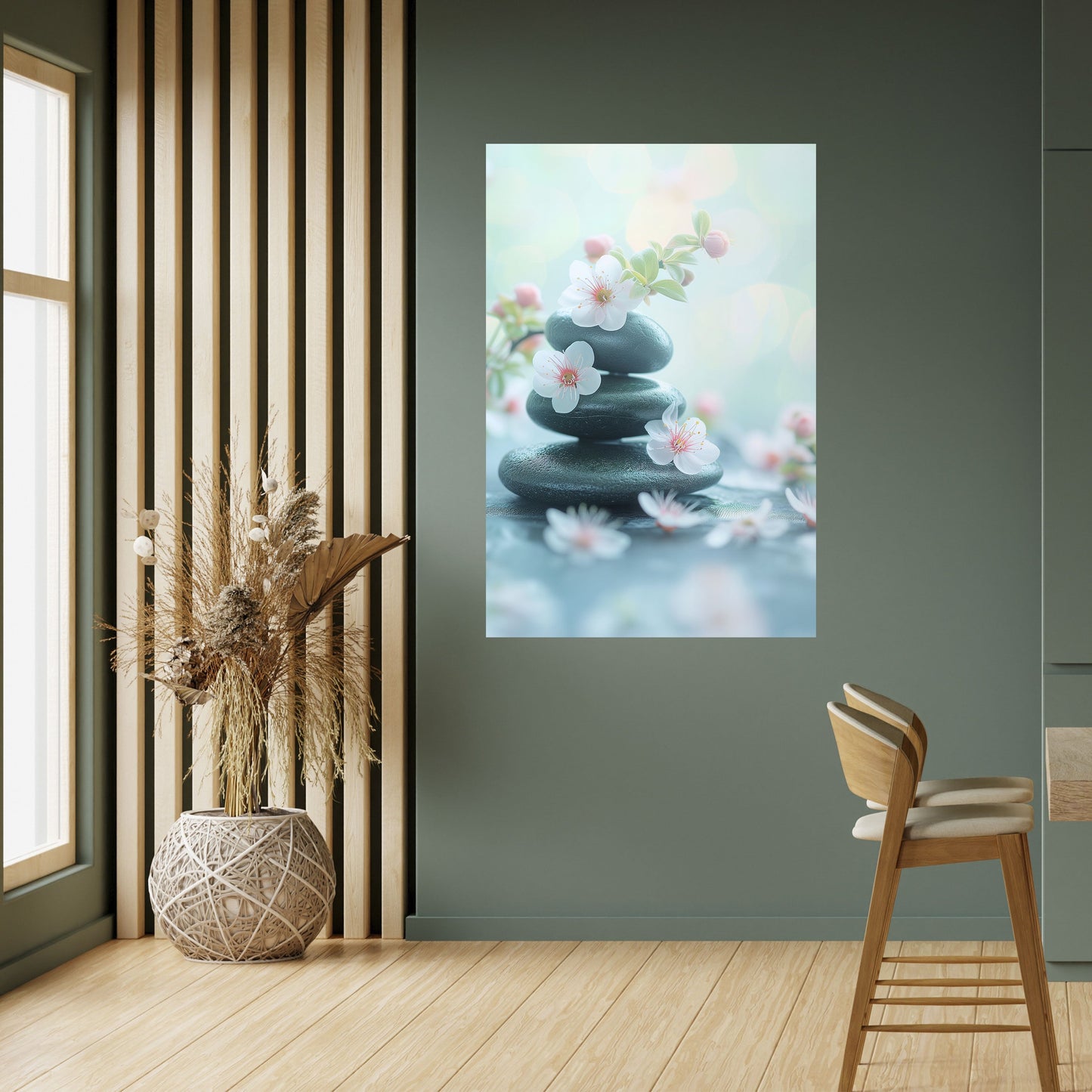 MINDFUL MOMENTS Peel and Stick Vertical Poster