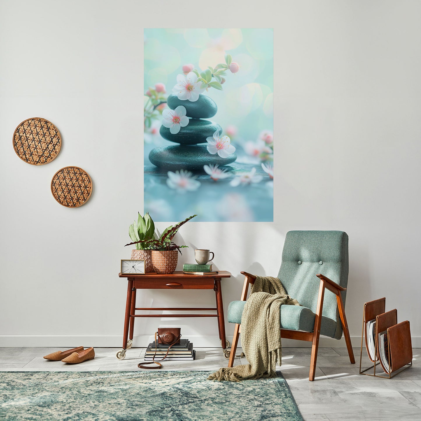 MINDFUL MOMENTS Peel and Stick Vertical Poster