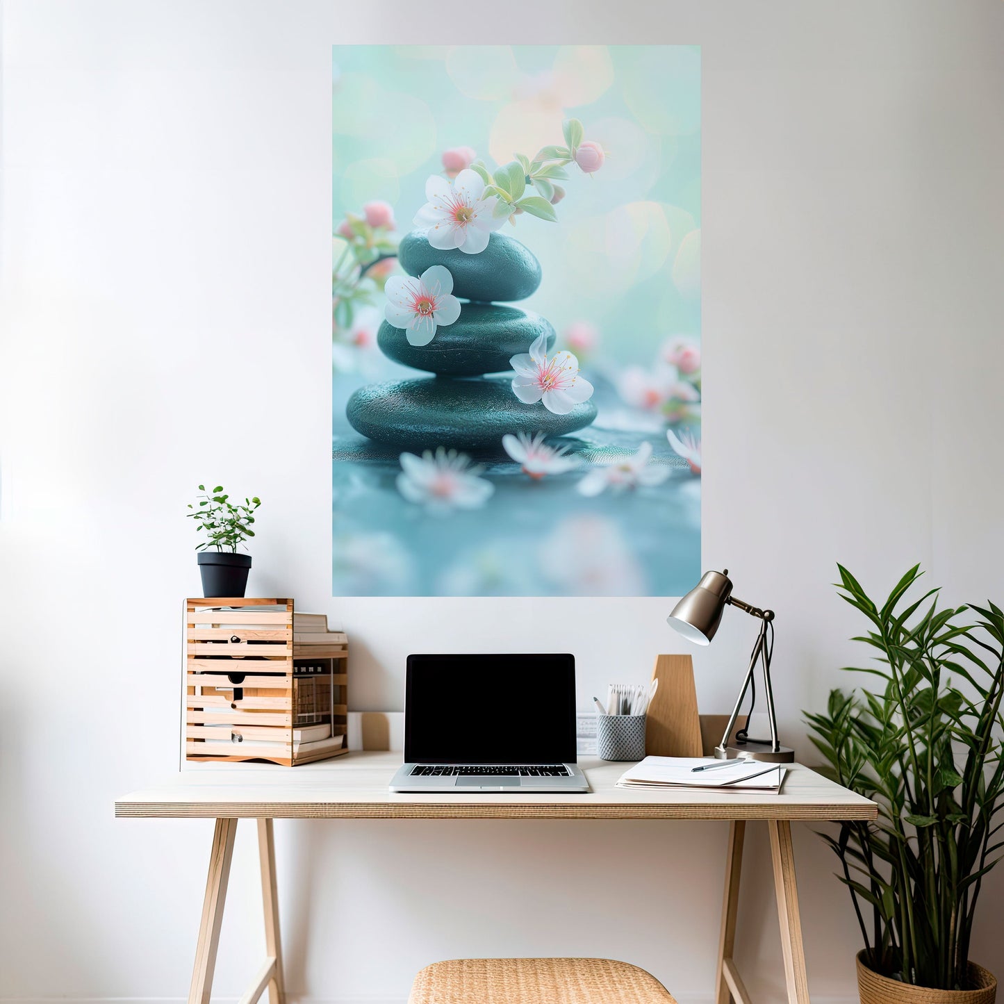 MINDFUL MOMENTS Peel and Stick Vertical Poster