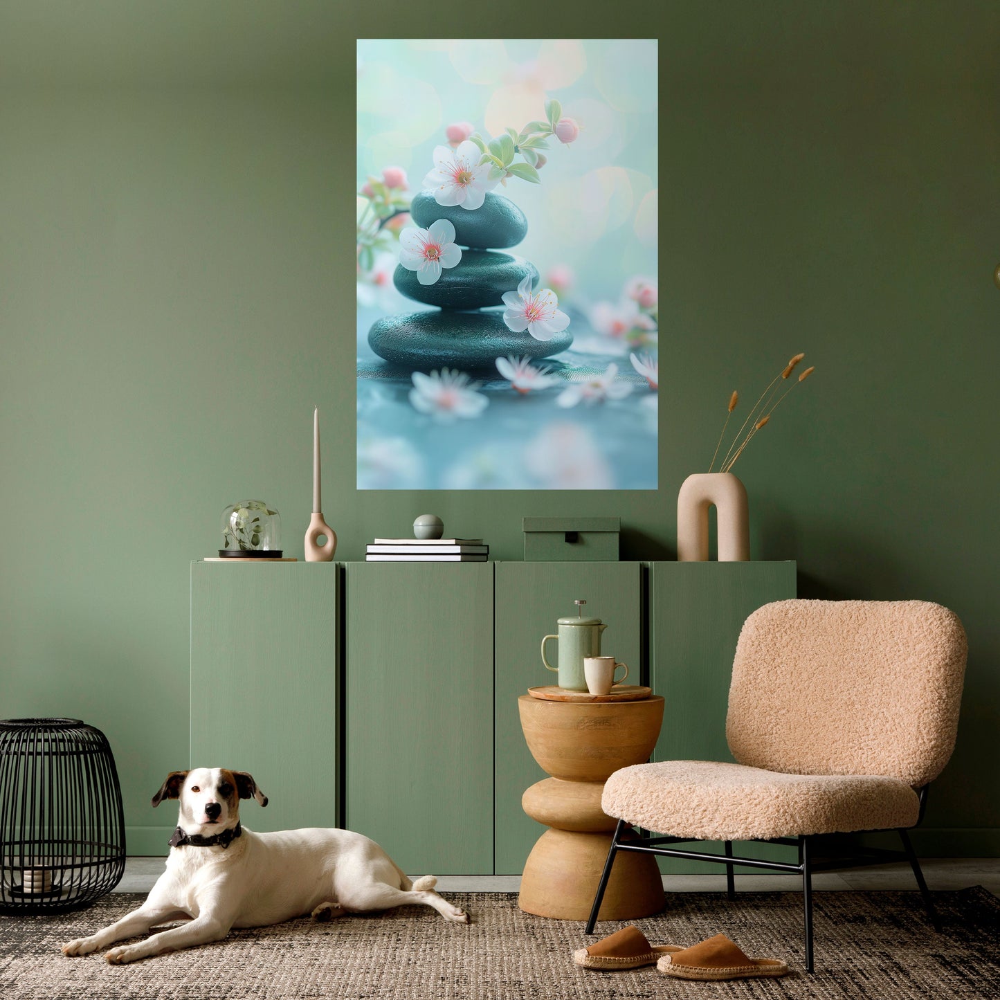MINDFUL MOMENTS Peel and Stick Vertical Poster