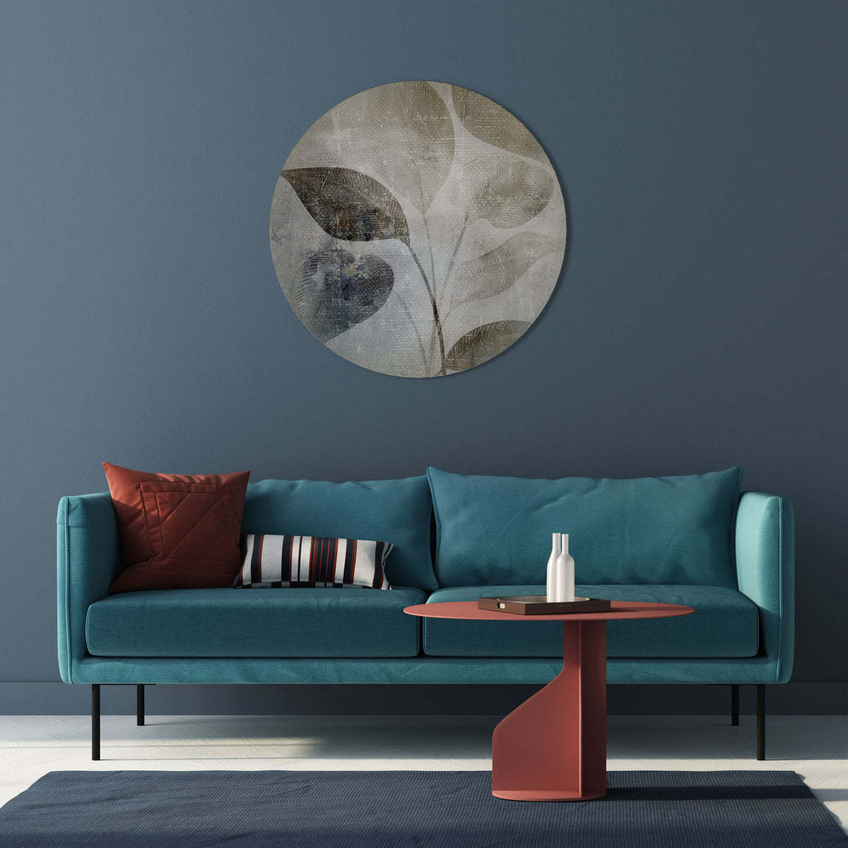Decorazione da parete rotonda β SERENE BOTANICAL HARMONY