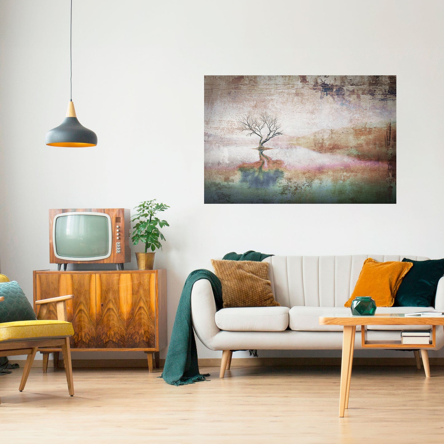 Poster orizzontale staccabile e attaccabile FADING MEMORIES