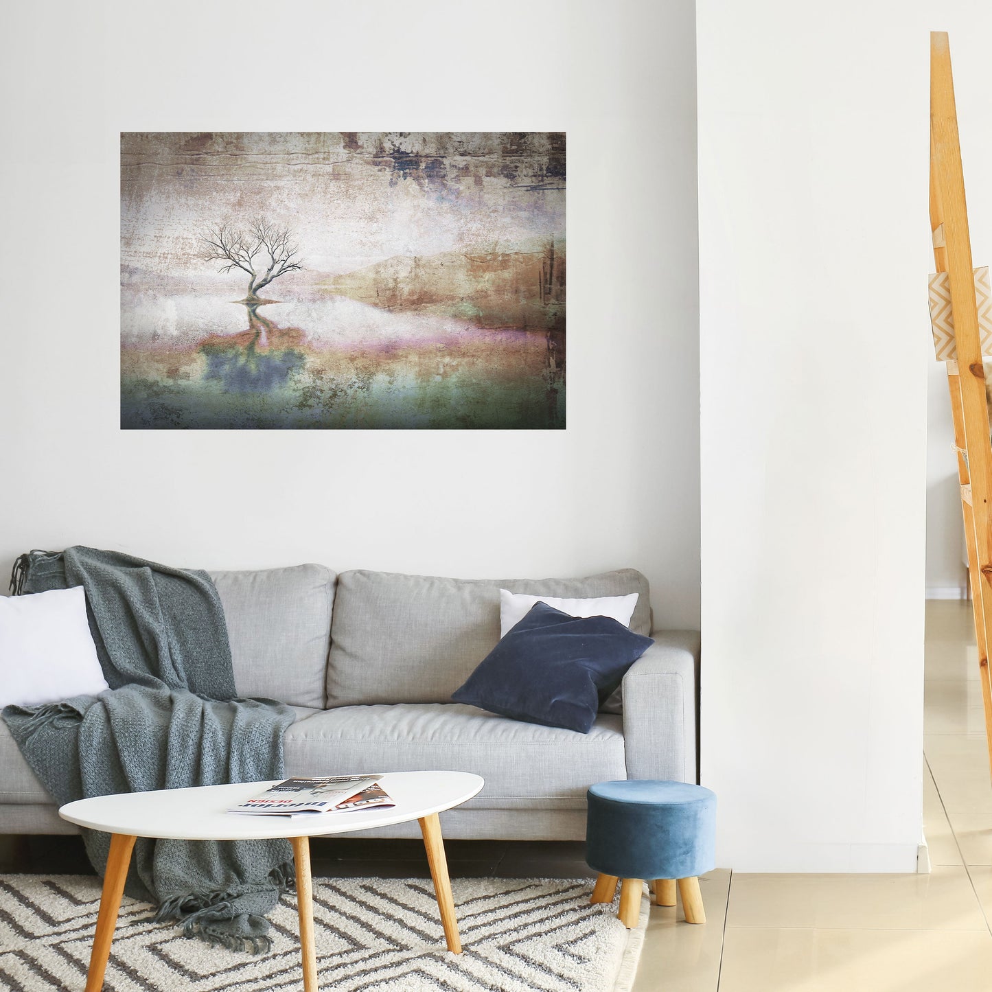 Poster orizzontale staccabile e attaccabile FADING MEMORIES