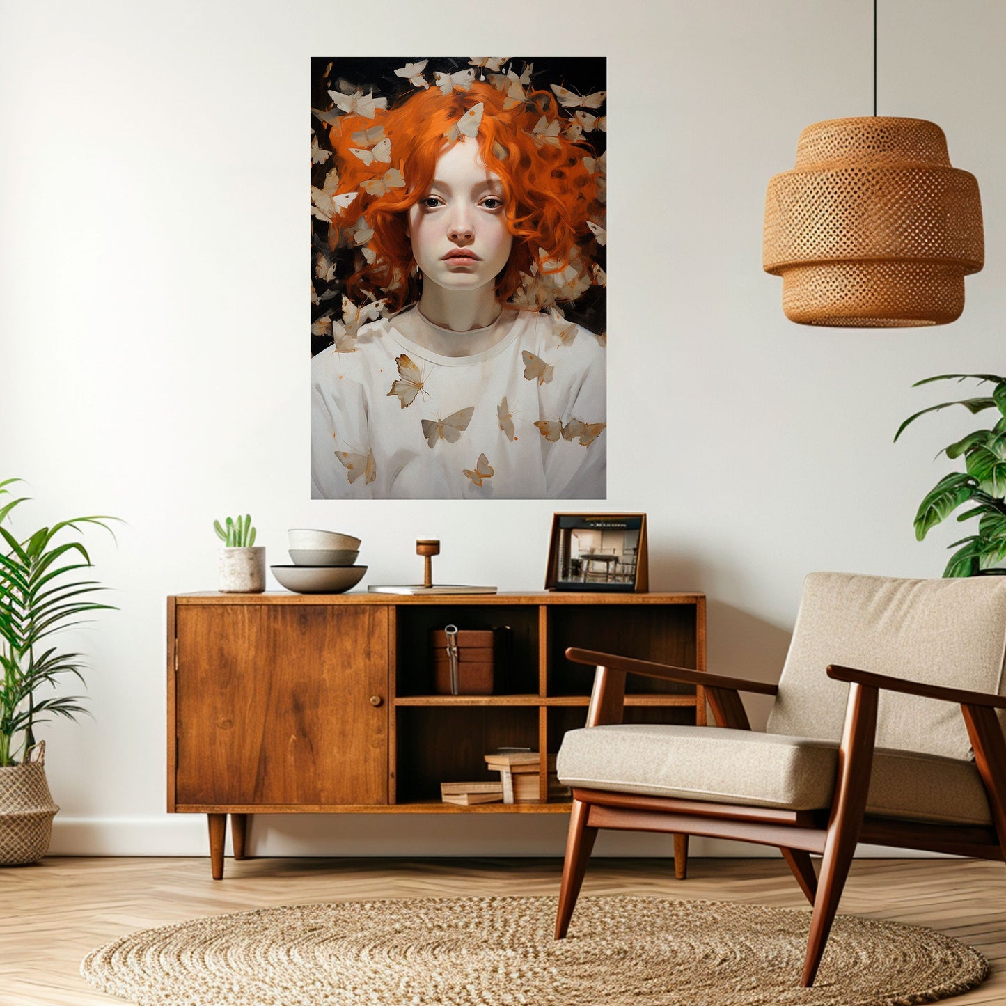 BUTTERFLY DREAMS Poster verticale staccabile e attaccabile