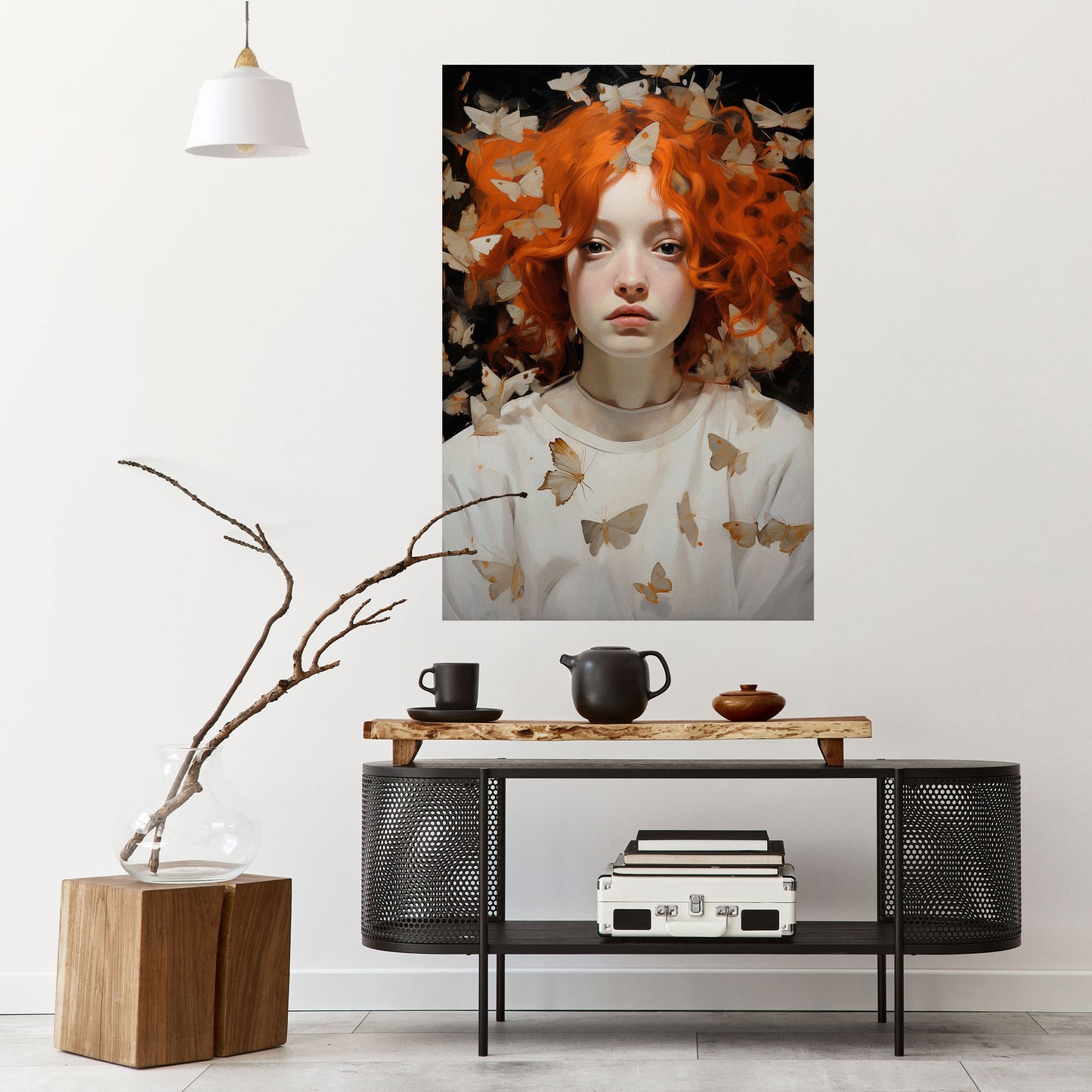 BUTTERFLY DREAMS Poster verticale staccabile e attaccabile