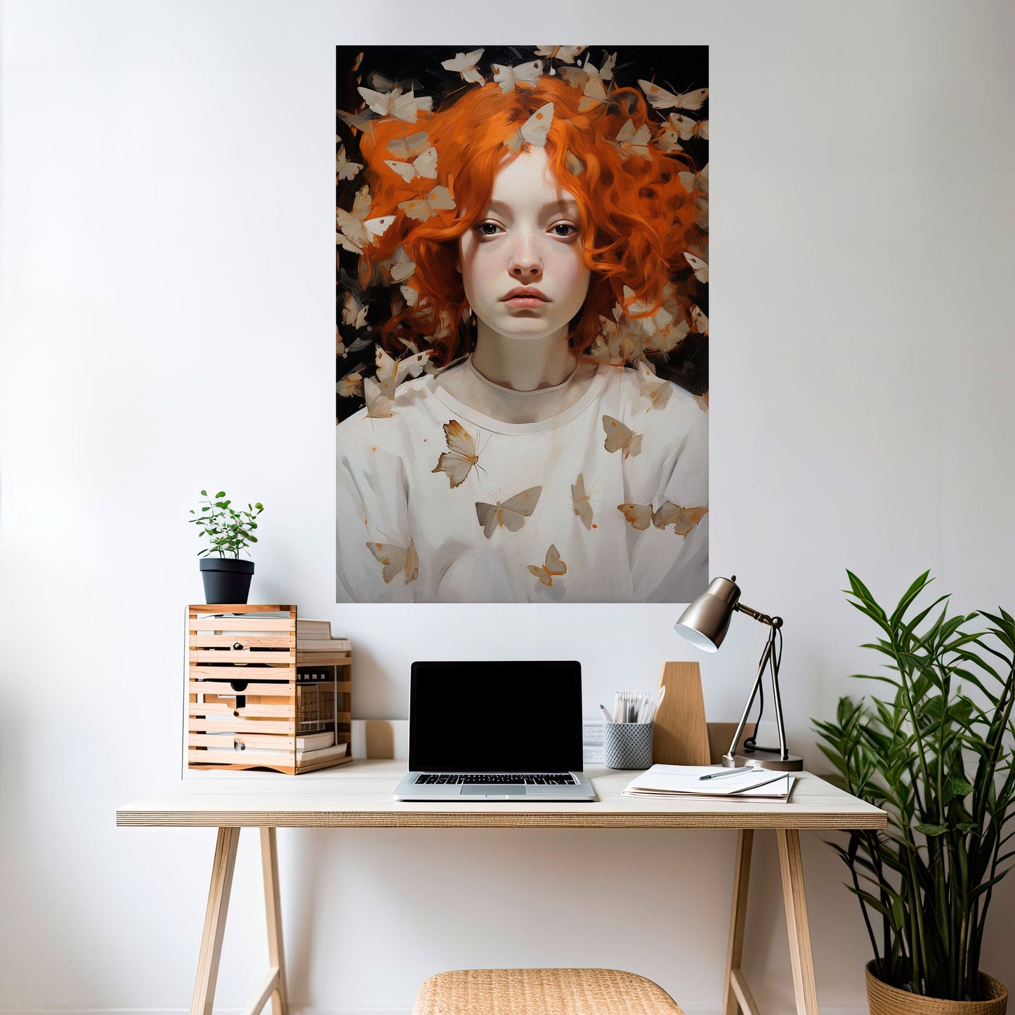 BUTTERFLY DREAMS Poster verticale staccabile e attaccabile