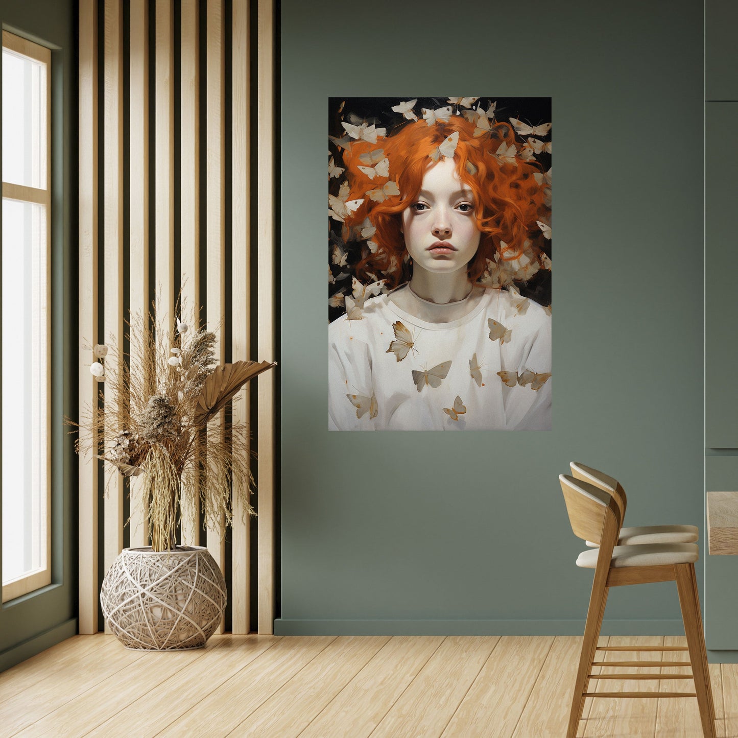 BUTTERFLY DREAMS Poster verticale staccabile e attaccabile